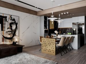 nội thất nhà ở theo phong cách hiện đại