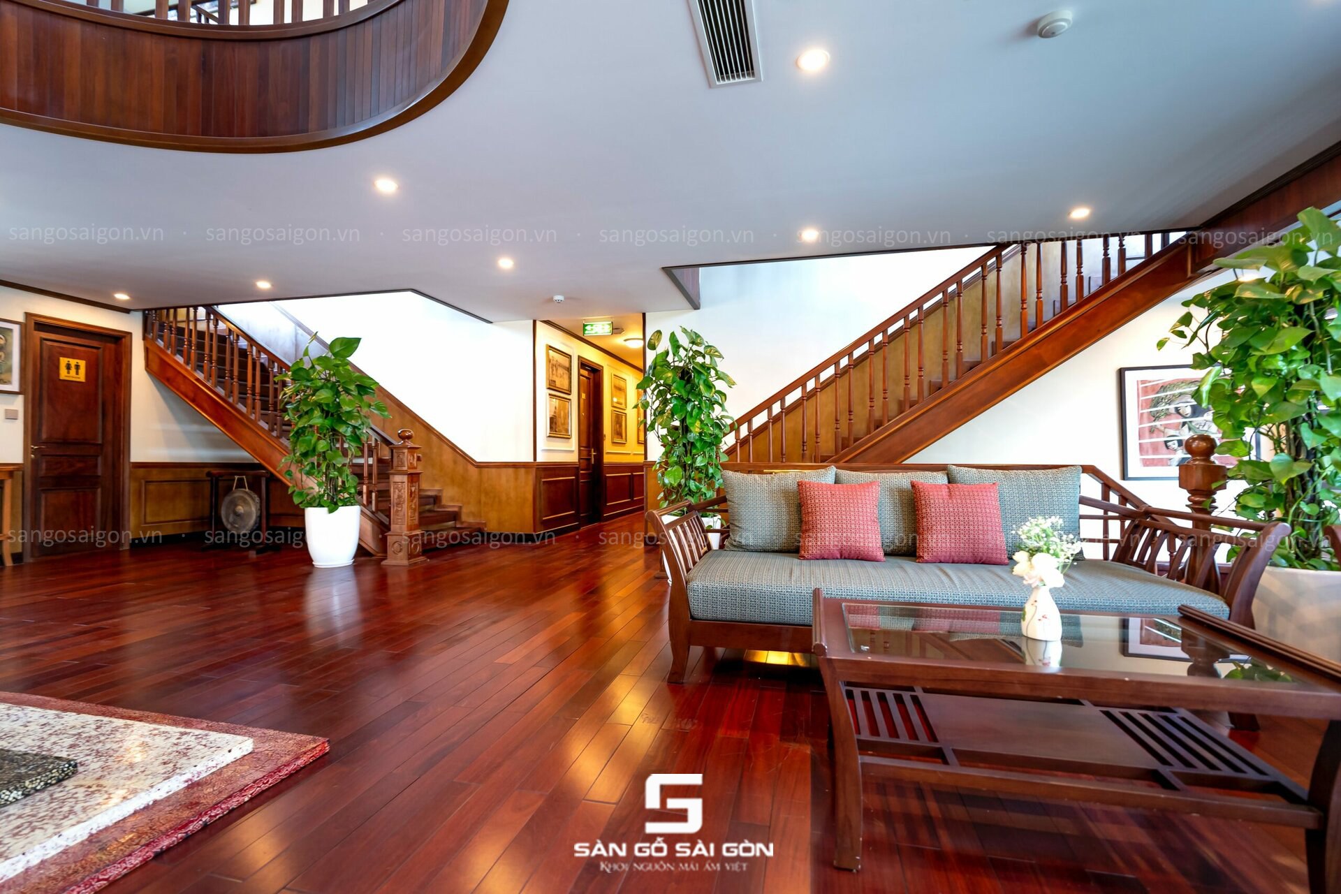 Chọn sàn gỗ tự nhiên phù hợp từng không gian sống