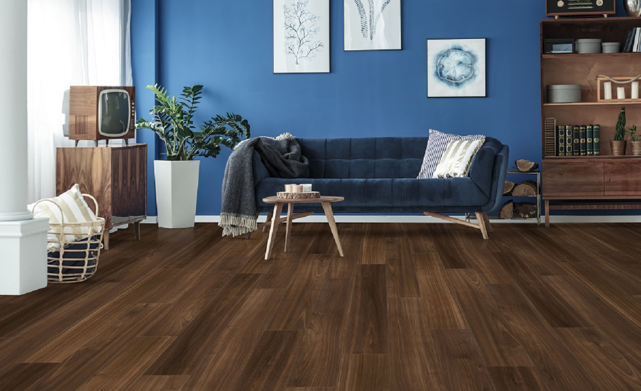 Vẻ đẹp vượt thời gian từ sàn gỗ óc chó Walnut Solid cao cấp