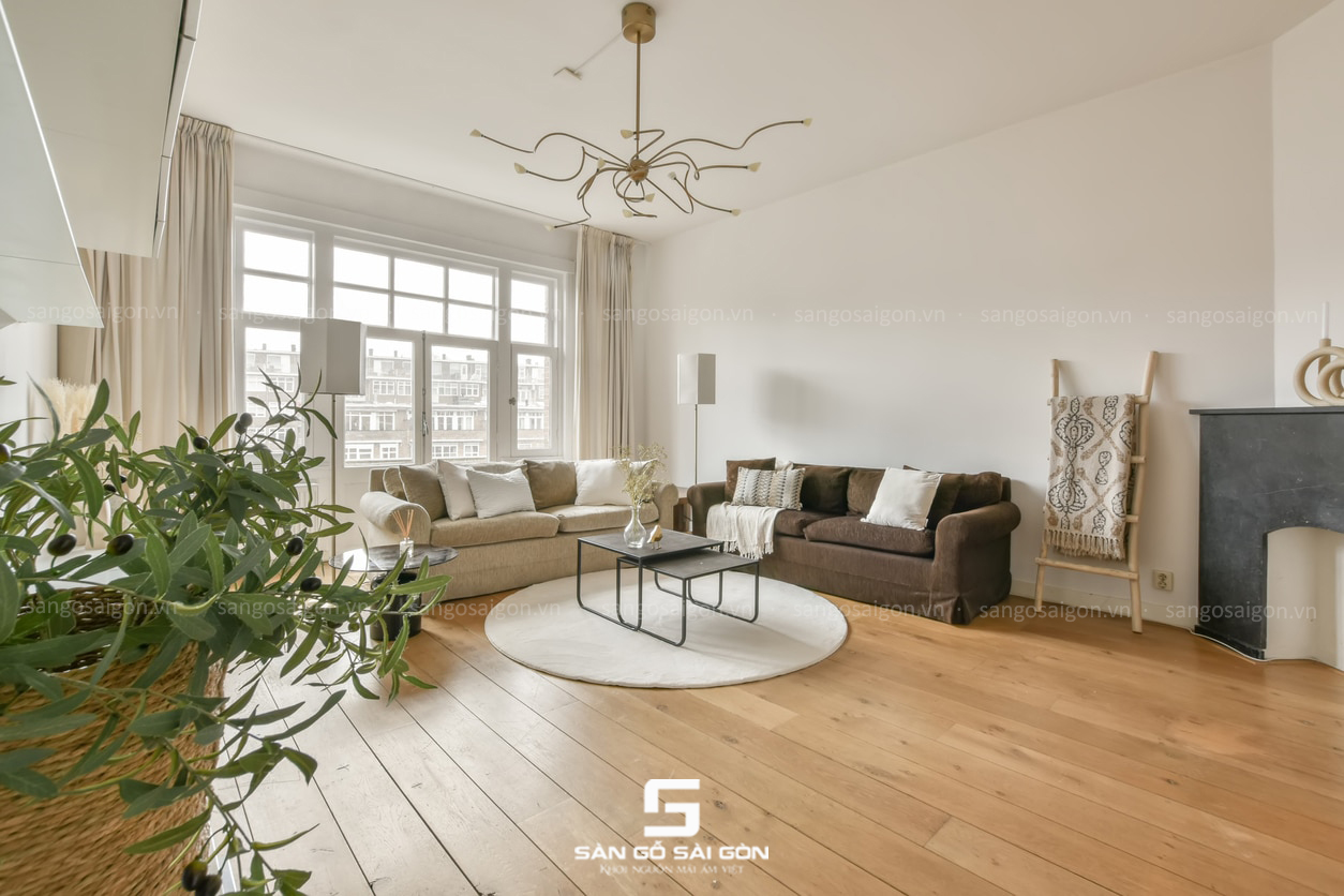 Sàn gỗ nhập khẩu cao cấp Low VOC an toàn cho sức khỏe gia đình