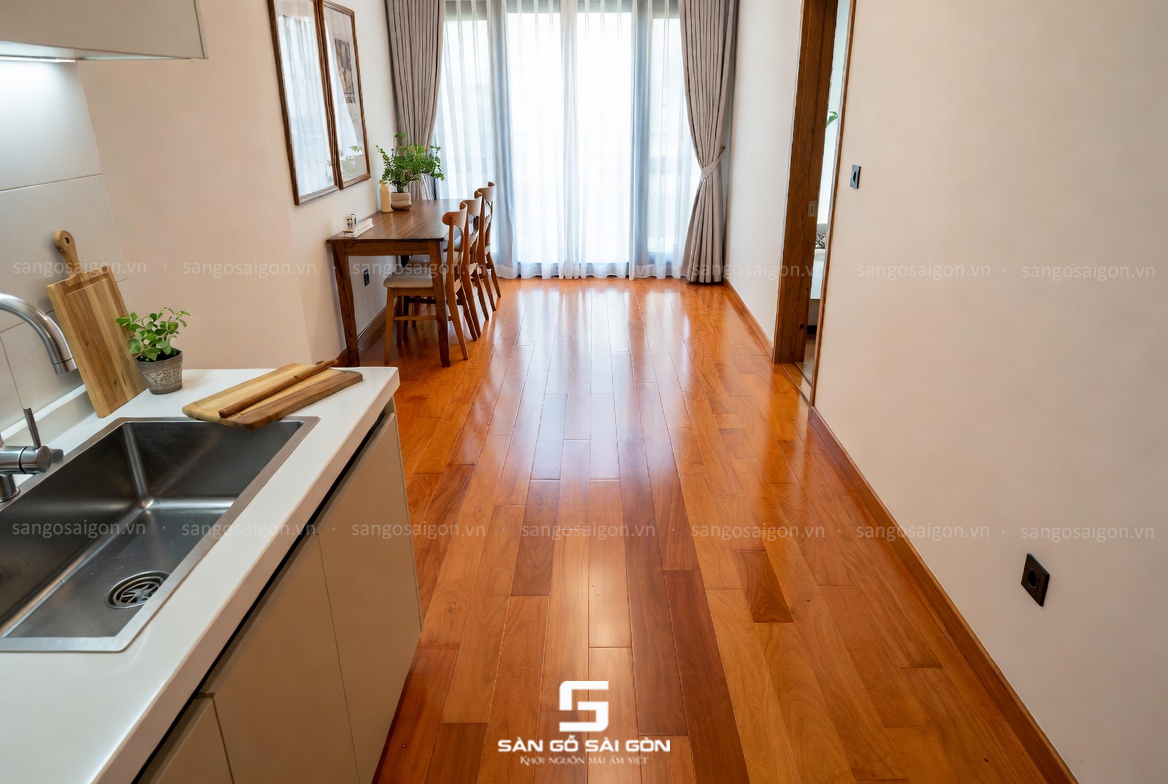 Khả năng chịu lực của sàn gỗ Căm Xe trong sinh hoạt hằng ngày