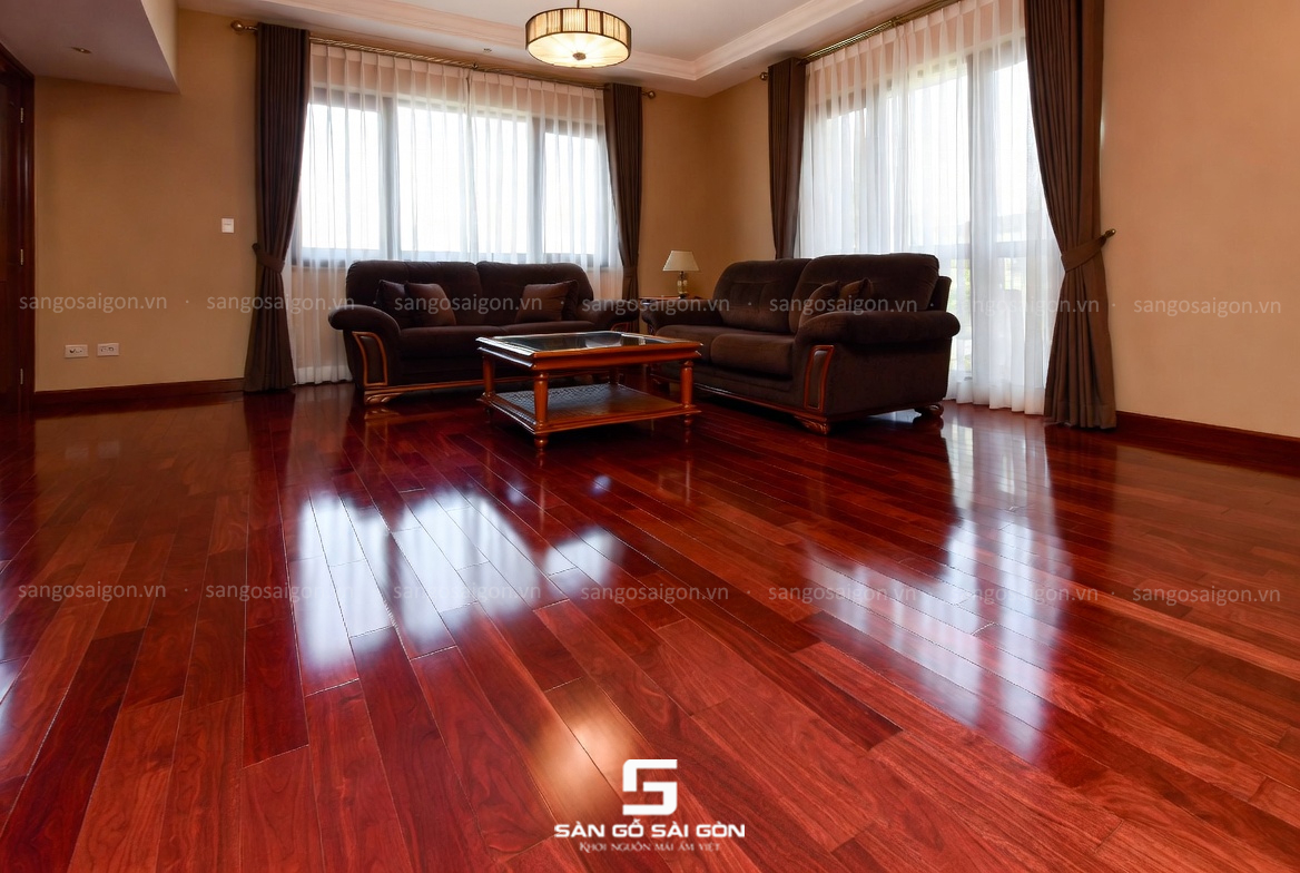 Gỗ Gõ Đỏ dùng lâu năm càng bóng đẹp không dễ xuống cấp